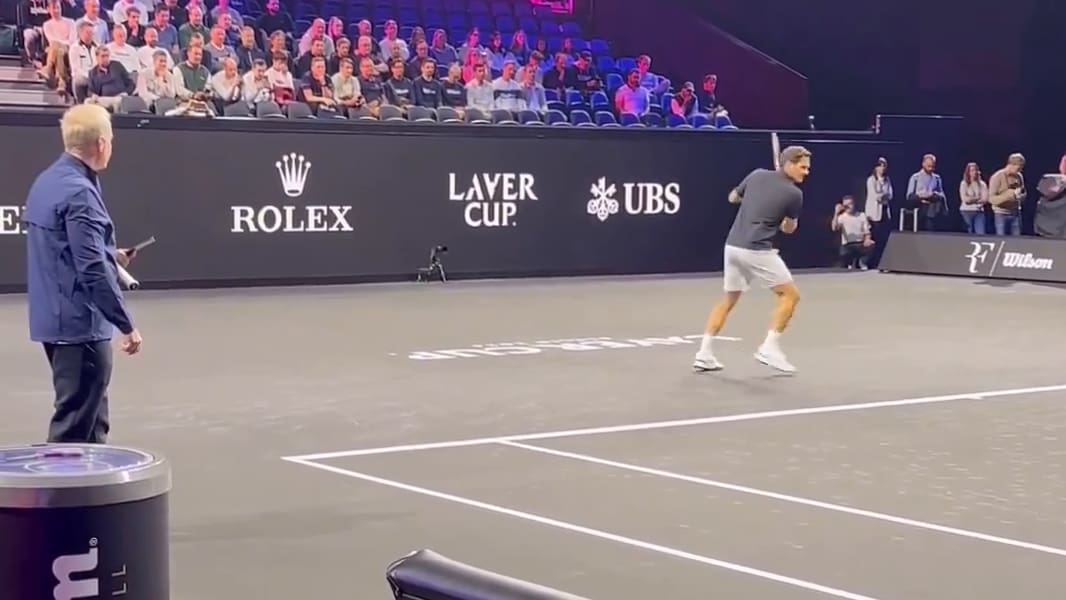 Tennis: Roger Federer zeigt neues Racket vor Laver Cup in Berlin - Blick