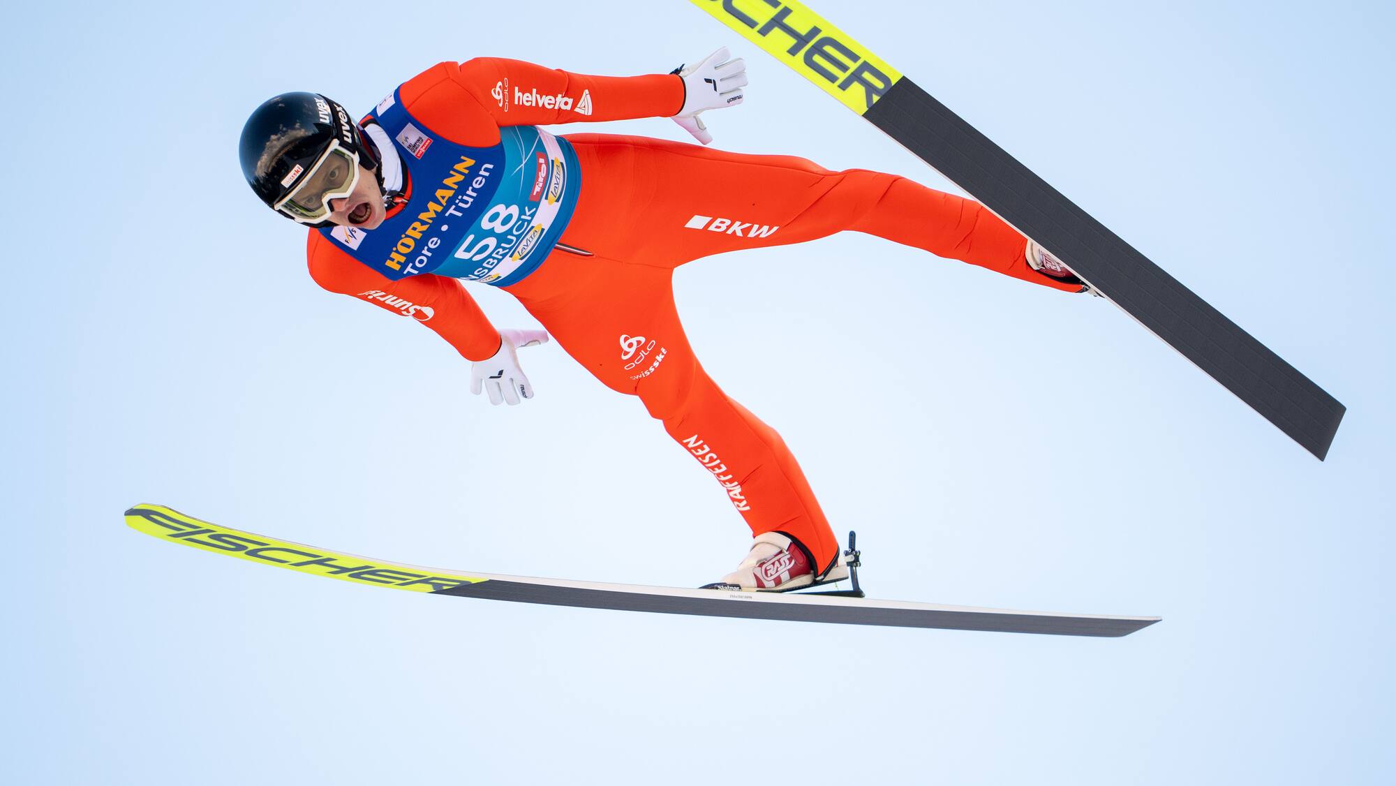 Skispringen: Gregor Deschwanden fliegt hoch, doch Wind stoppt den Höhenflug