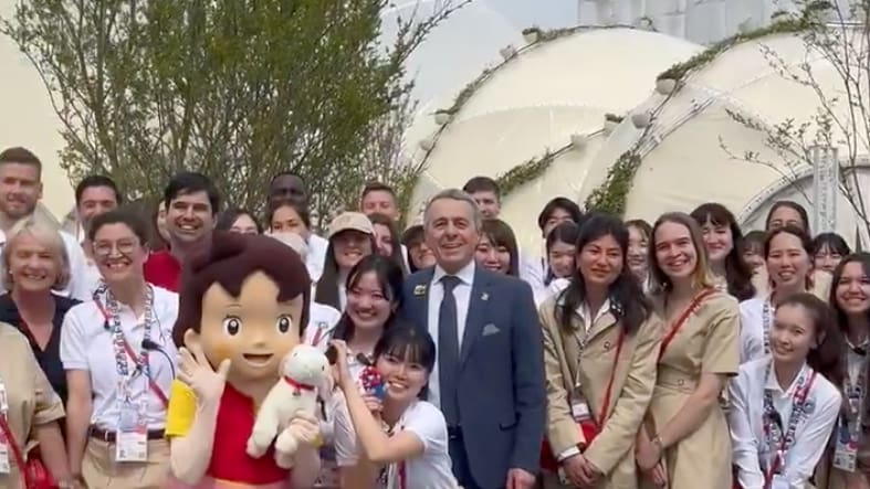 Cassis ruft bei Expo 2025 in Japan zu Einheit und offenen Gesprächen auf