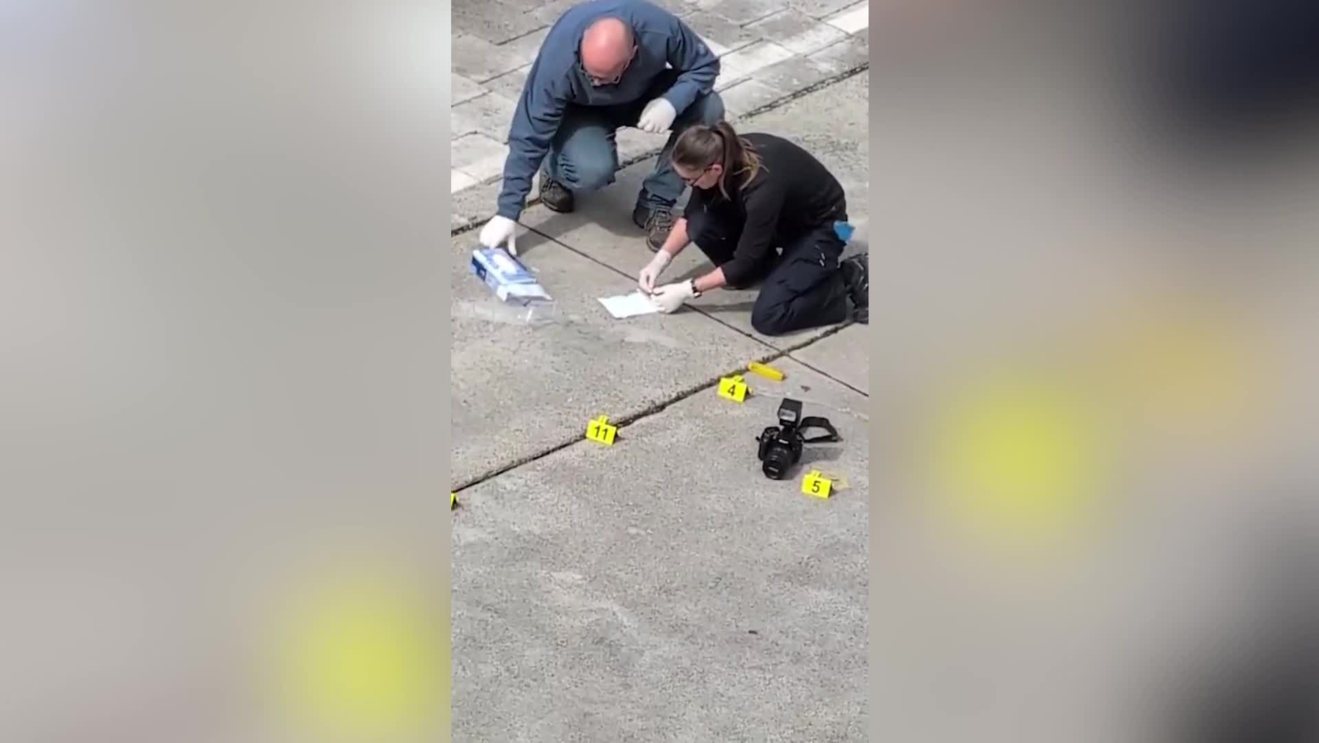 Schüsse in Brugg AG: Aufnahmen zeigen Spurensicherung