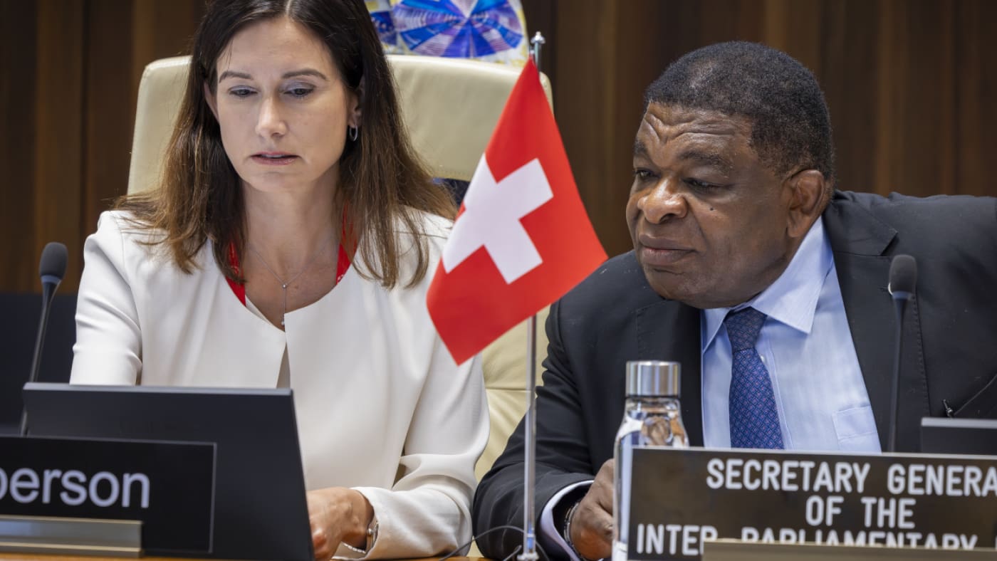 Hans Rudolf Riniker Riniker ruft zu dauerhaftem Frieden auf - Blick