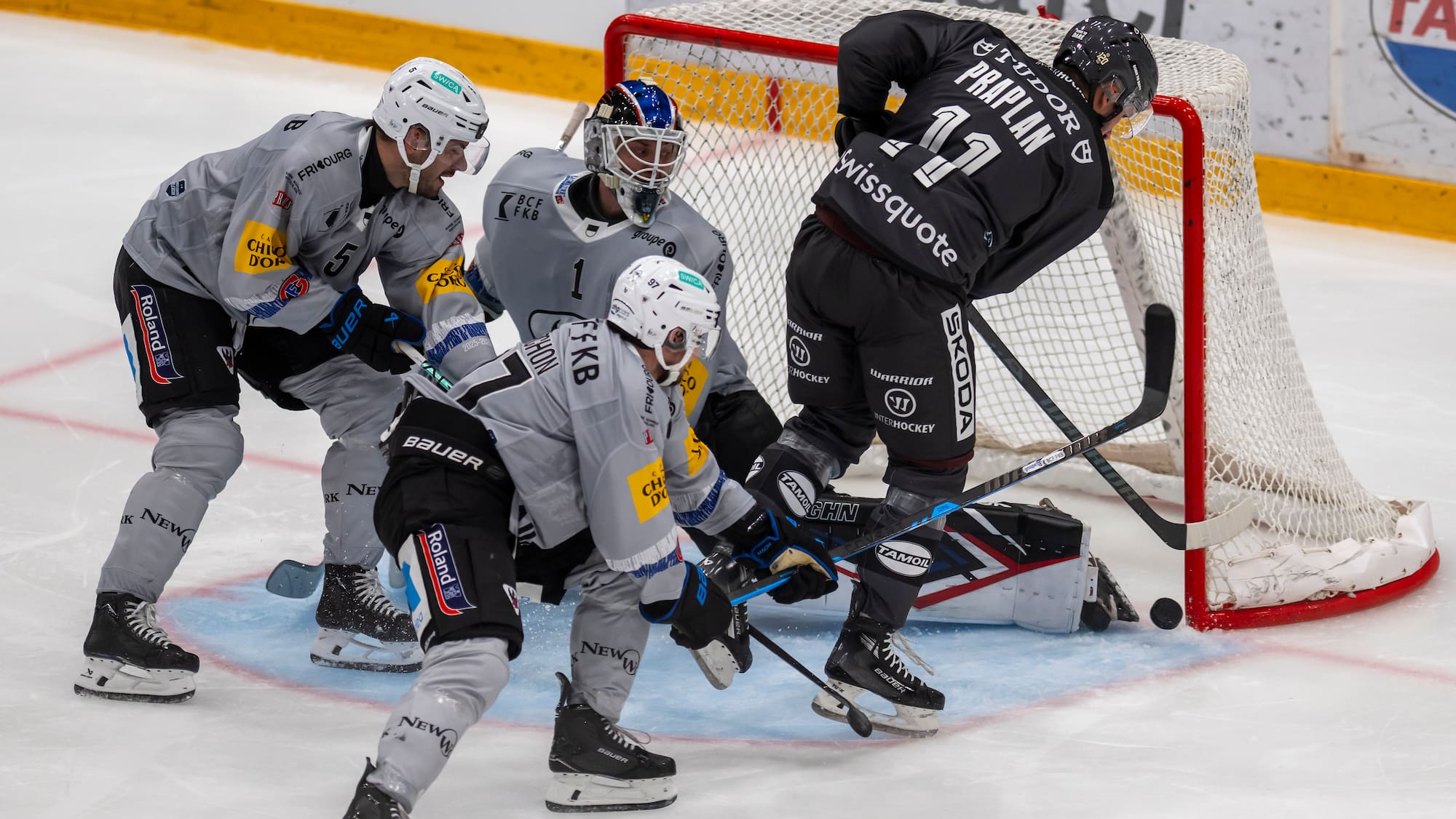 Genève-Servette Recovers from Late Scare to Crush Fribourg-Gottéron 7-3