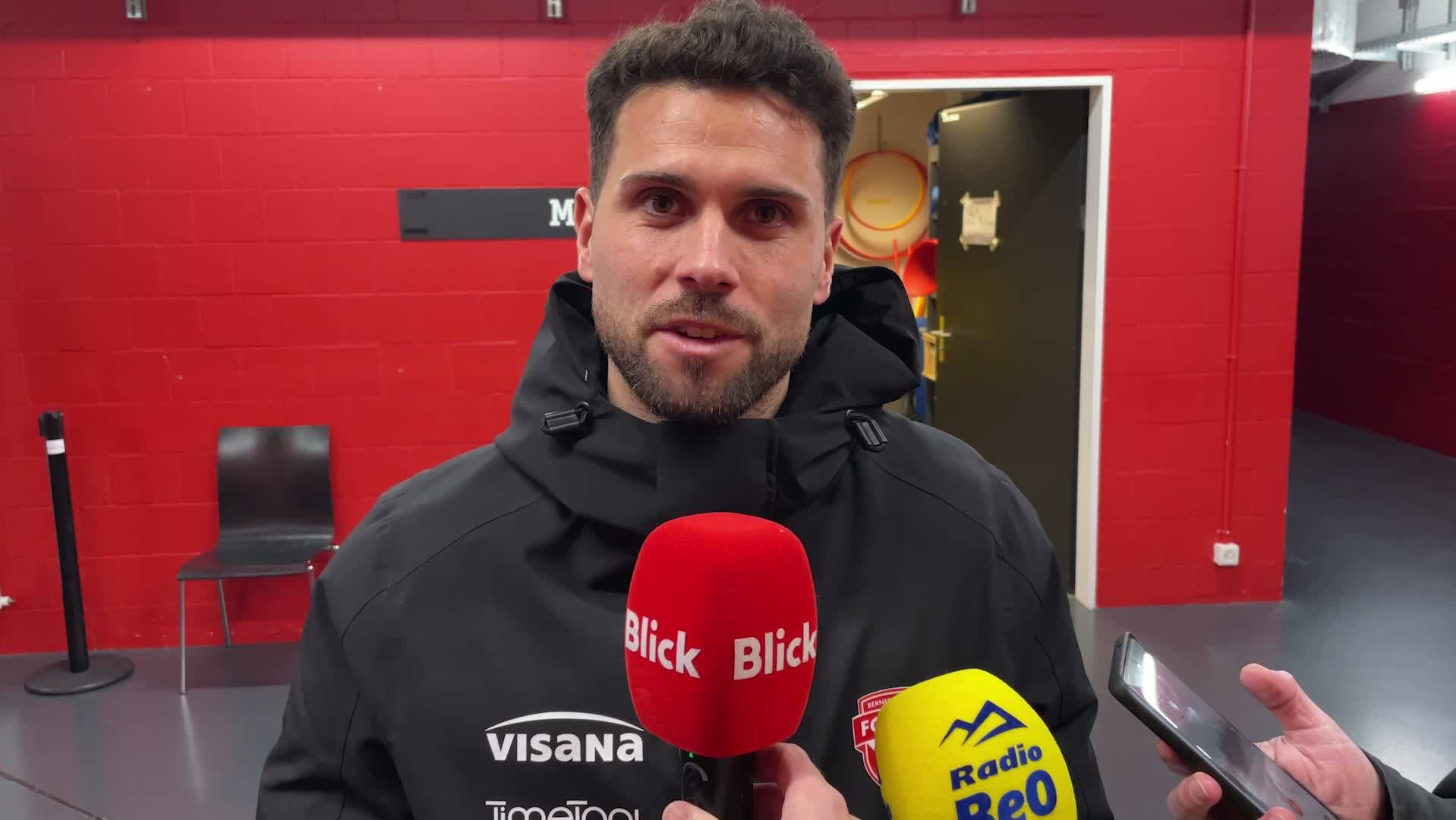 Atko Rastoder Super League: Thun-Spieler Bertone und Rastoder nach dem 5:1-Sieg - Blick