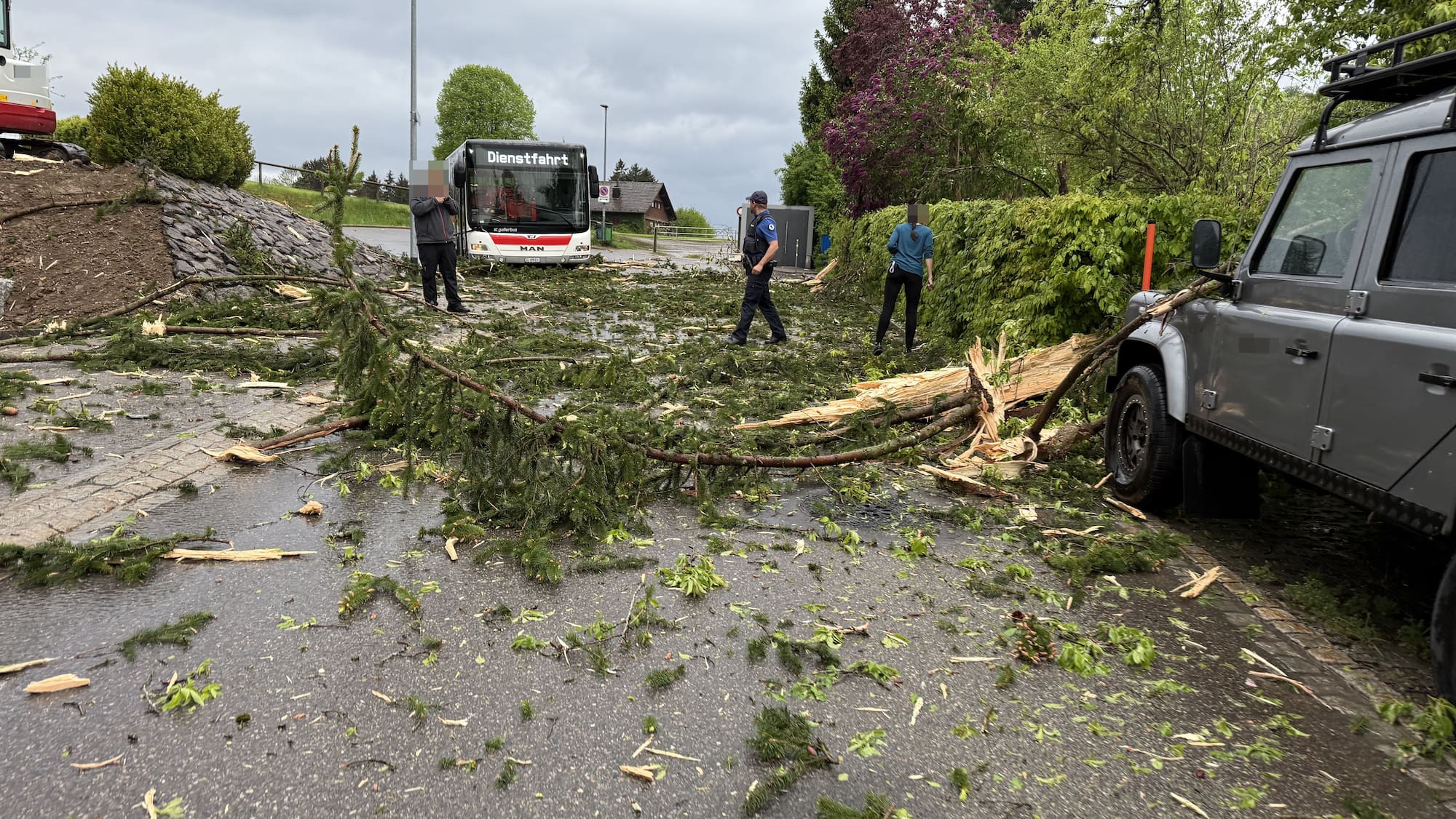 Blitz schlägt in St. Gallen ein: Hoher Sachschaden, keine Verletzten