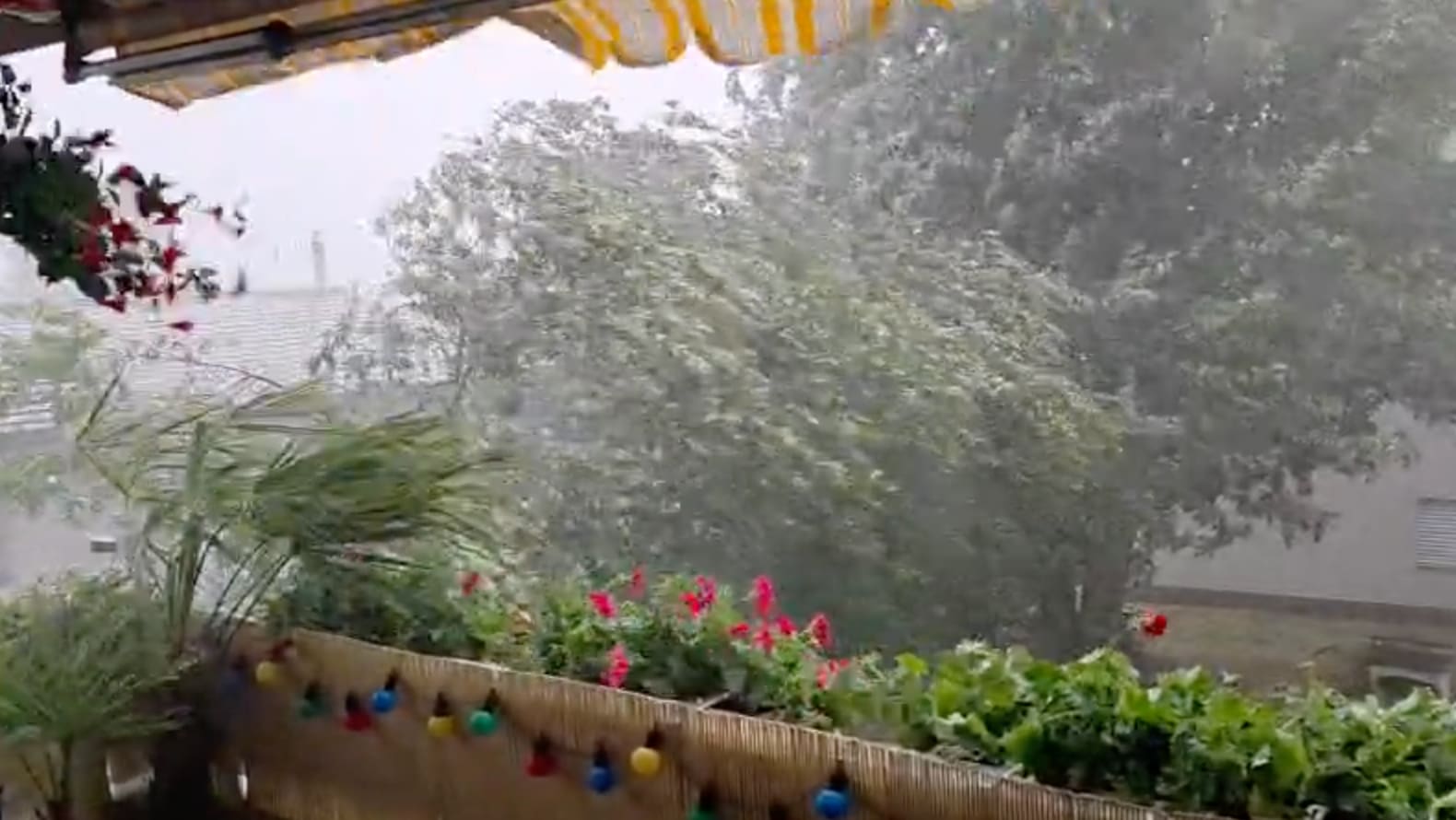 Heftige Gewitter ziehen über die Schweiz