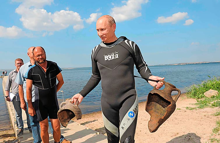 Die private Seite von Wladimir Putin: Ausschlafen, Schwimmen und Hüttenkäse
