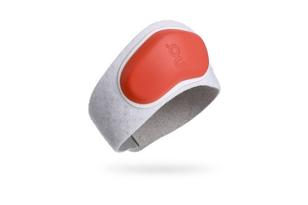 Das Fussband des Baby-Monitors wird in drei verschiedenen Grössen geliefert.