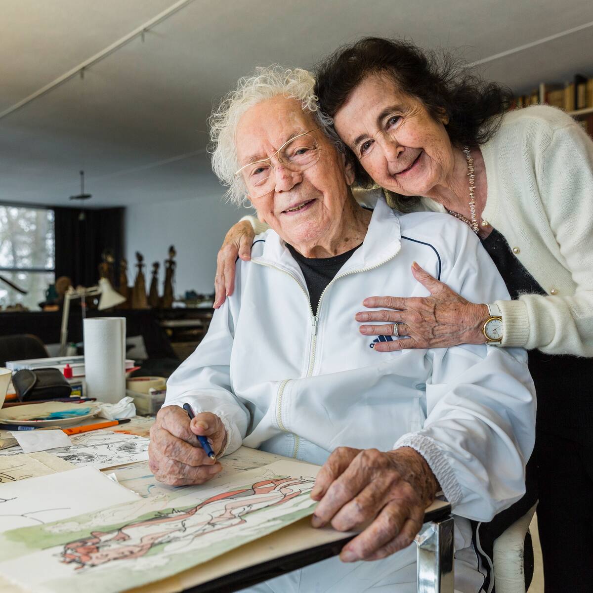 Schweizer Maler Hans Erni Mit 106 Jahren Gestorben Nw De
