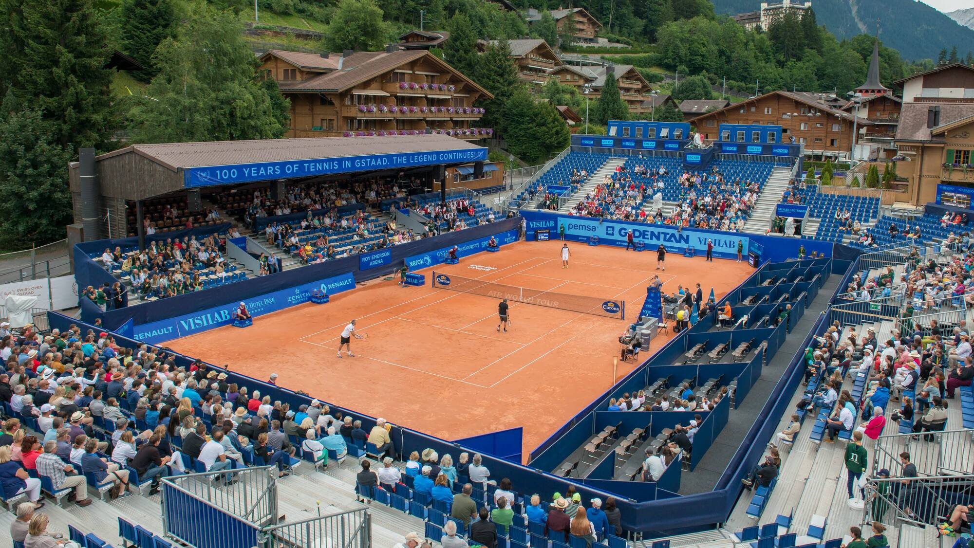 Swiss Open Gstaad feiert sein 100jähriges Bestehen Blick