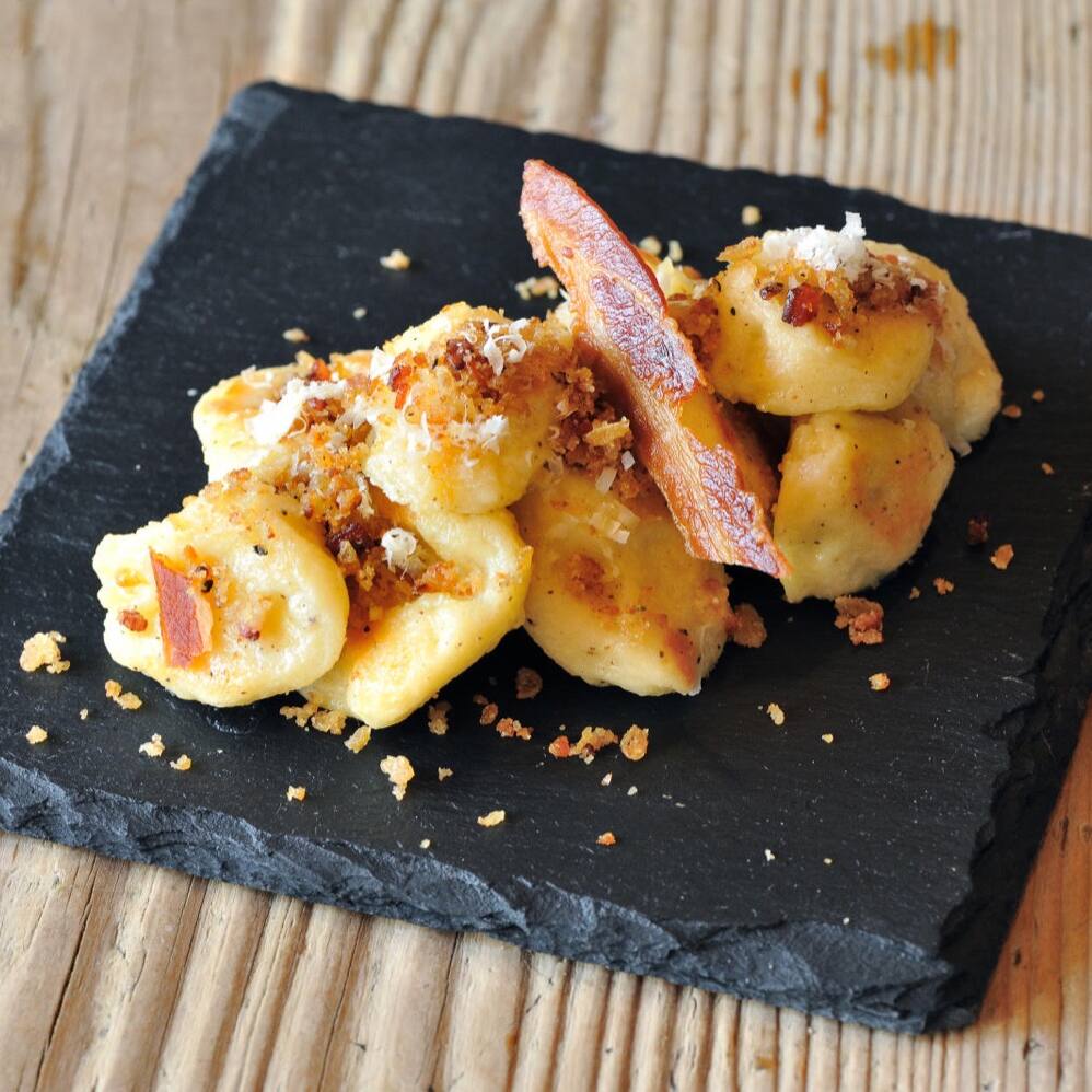 rezept fur quark pizokels mit speck zwiebel brosel blick