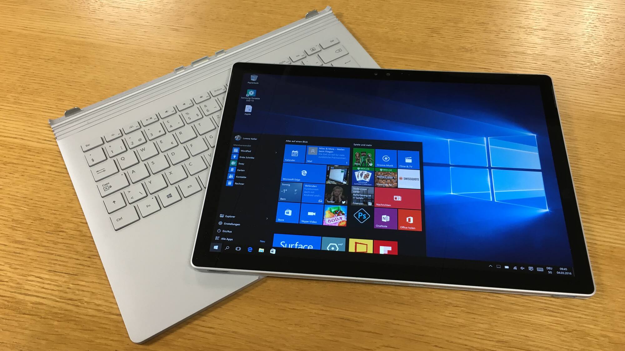 Das erste Surface Book Der SuperLaptop von Microsoft im Test Blick