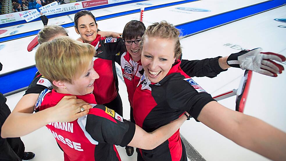 Heute startet die CurlingWM in Basel So geht Weltmeister, Herr Michel!