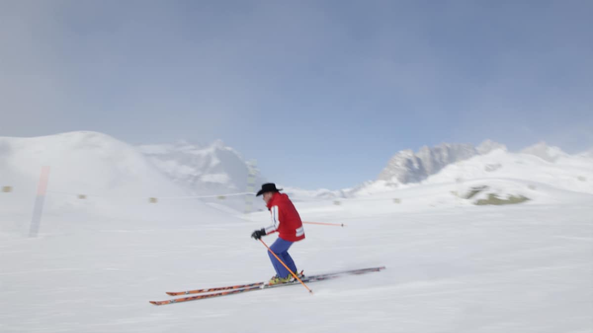 Zum 80. Geburtstag: Art Furrer fährt wieder seinen legendären 4-Meter-Ski