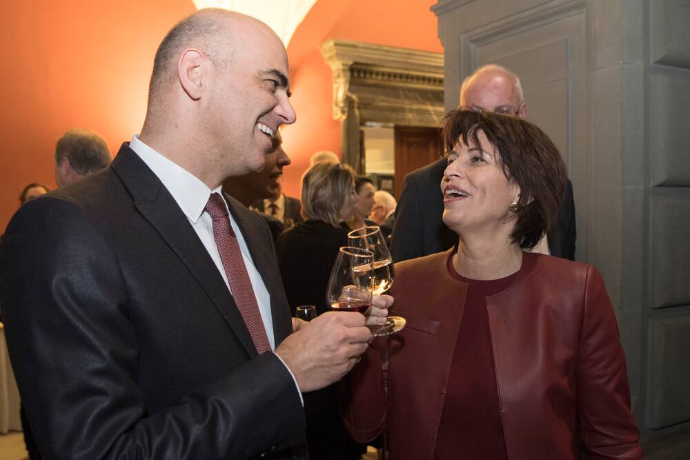 Verhilft CVP-Bundespräsidentin Doris Leuthard der Rentenreform von SP-Bundesrat Alain Berset zum Durchbruch?
