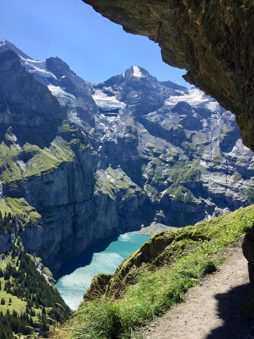 Unterwegs auf der Blüemlisalp: Das Bänkli als letzte Rettung - Blick