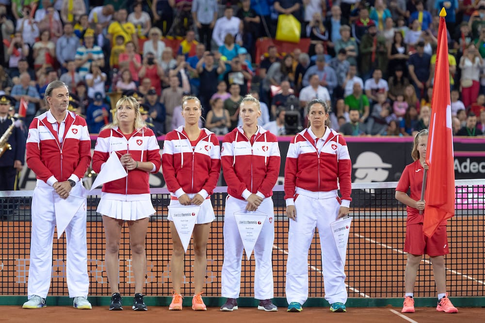 Fed Cup Schweizer Team lächelt den Abstieg weg Blick