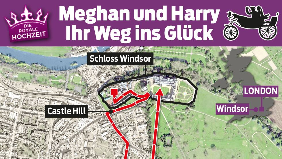 Tagesprogramm: So läuft die Royal-Hochzeit - Blick Tagesprogramm: So läuft die Royal-Hochzeit - Blick
