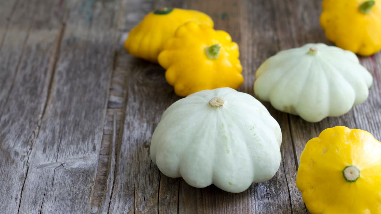 Patisson-Kürbisse-Rezept: Mit Couscous gefüllte Patisson - Blick