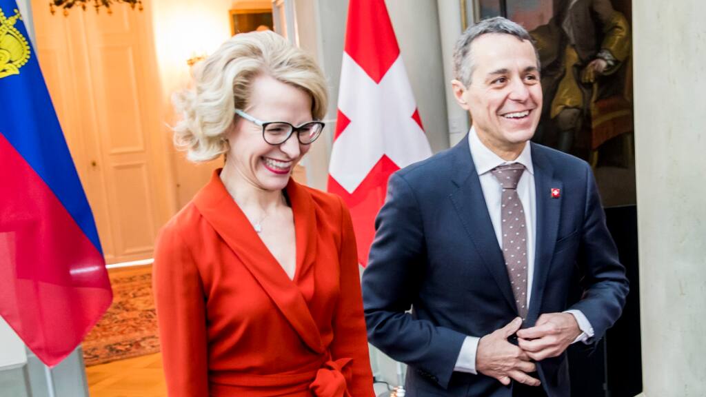 Schweiz - Liechtenstein: Aussenminister Frick und Cassis: Treffen guter ...